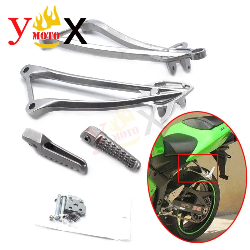 Задняя Подножка для Спортивного Велосипеда педали с подножкой KAWASAKI Ninja ZX6R ZX 6R 2009