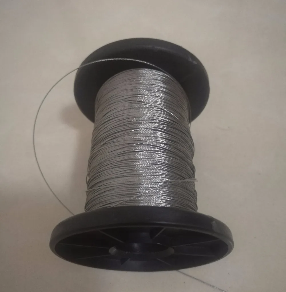 Структура: 7*7 SS304 проволочная веревка из нержавеющей стали рыболовная 100 метров |