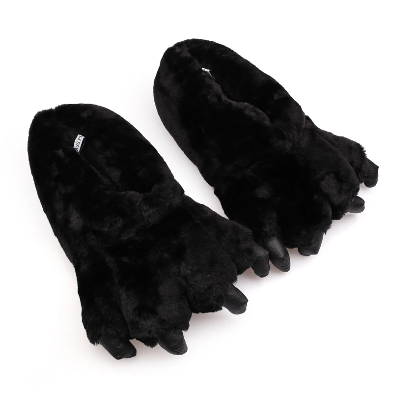 RASS PLE мультфильм животных Paw тапочки с когтями Indoor домашние обувь Pantoufles Femmes zapatillas