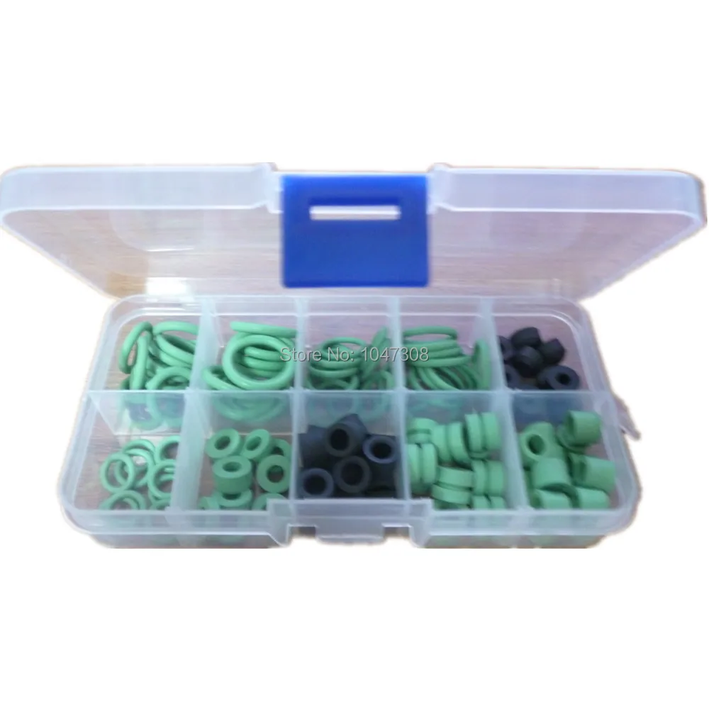 Набор 10 размеры R134A ассортимент автомобилей Кондиционер резиновое кольцо