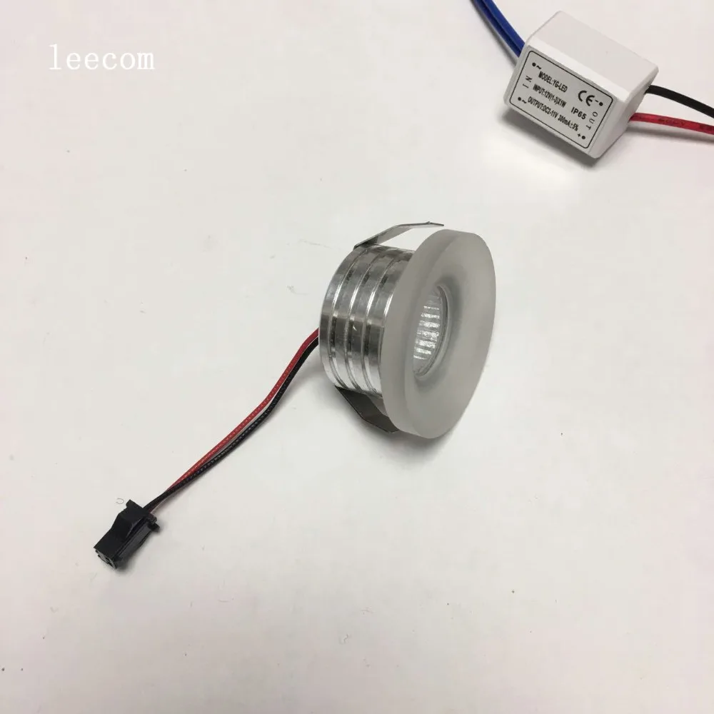 DC12V 10 шт./лот dimmabble мини светодиодный светильник белый круглый точечные