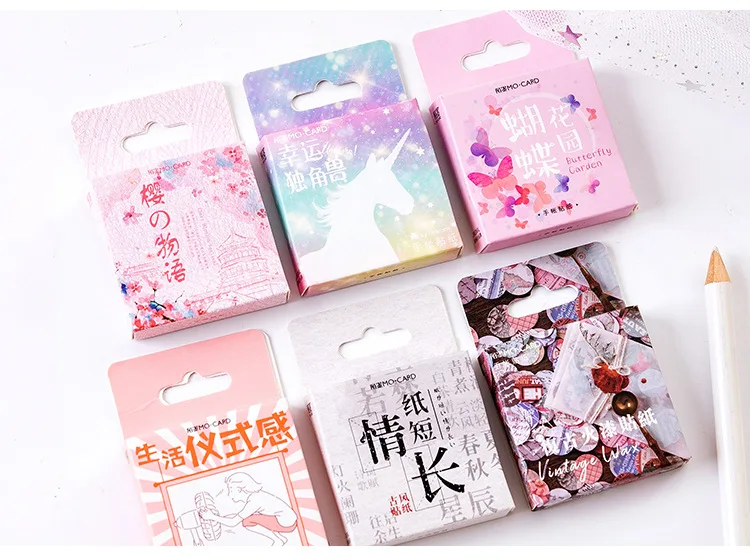 45 шт./компл. kawaii Закладка стиль милый узор Сакура наклейки для дневника офиса Декор школьные принадлежности канцелярские принадлежности