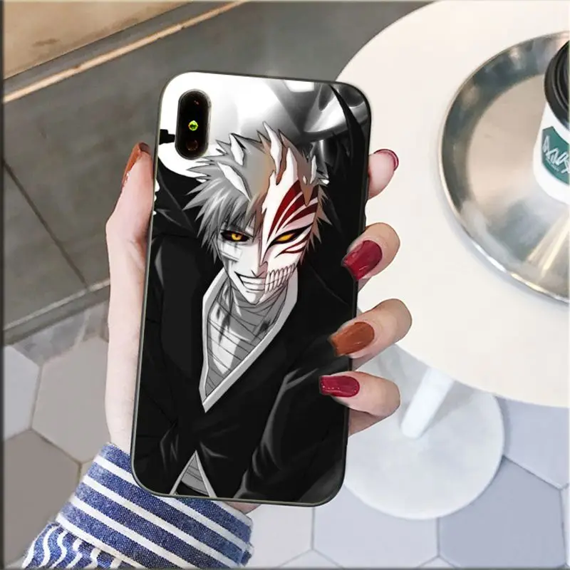 Yinuoda bleach ichigo hollow Mask Pattern Soft Phone Cell Case for iPhone 8 7 6 6S Plus 5 5S SE XR X XS MAX Coque Shell | Мобильные