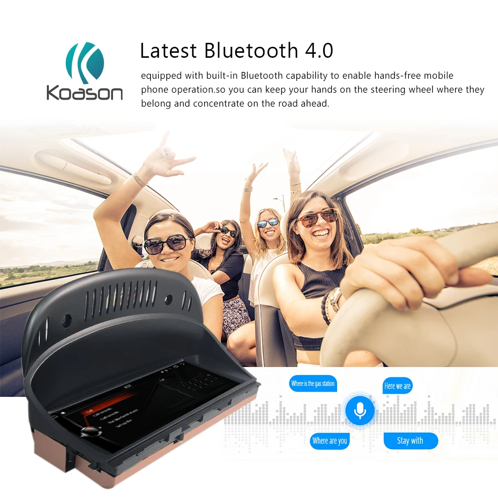 Автомобильный мультимедийный проигрыватель Koason PX6 Android 8 1 gps-навигация для bmw E60 E61