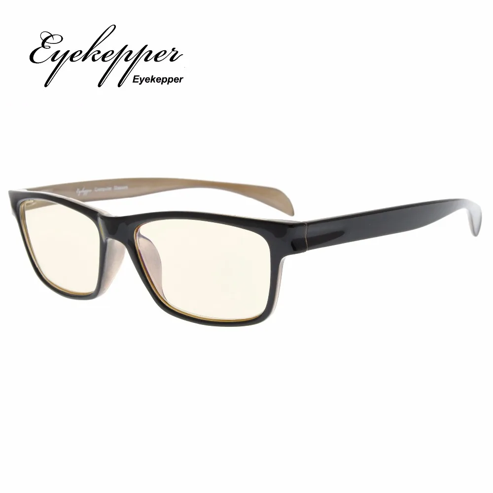 CGTR090 Eyekepper UV400 защиты покрытая цельной полиуретановой кожей очки для компьютера с
