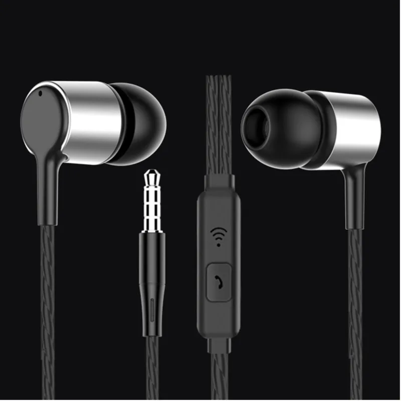 Проводной Управление Музыкальная гарнитура стерео серьезные басовые наушники