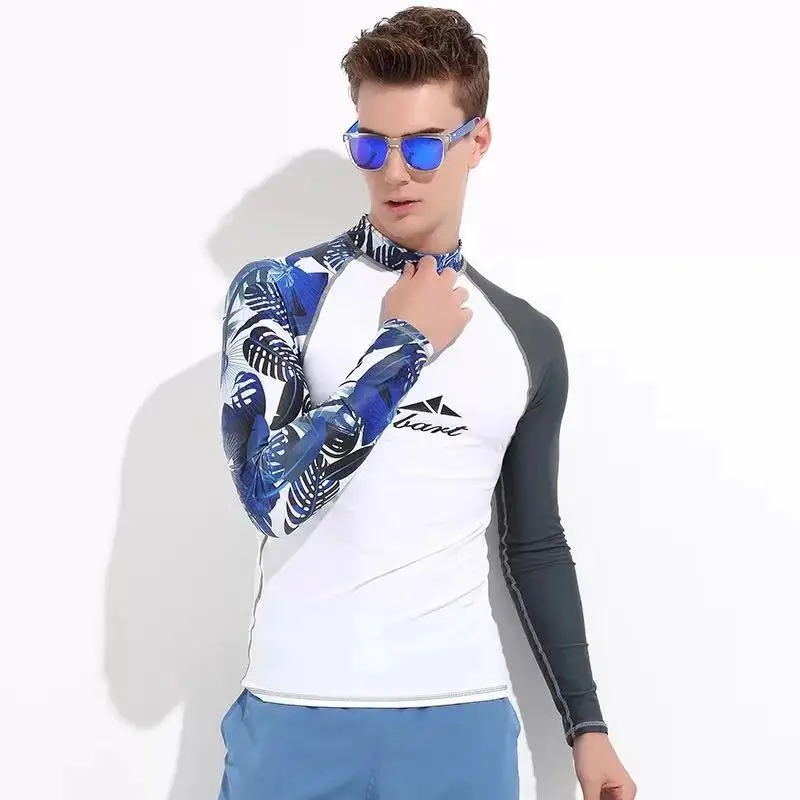 A1 SBART мужская одежда с длинными рукавами для купания rashguard одежда для серфинга купальный костюм купальник для подводной охоты мужской kitesurf Серфинг Виндсерфинг рубашка - Цвет: A1