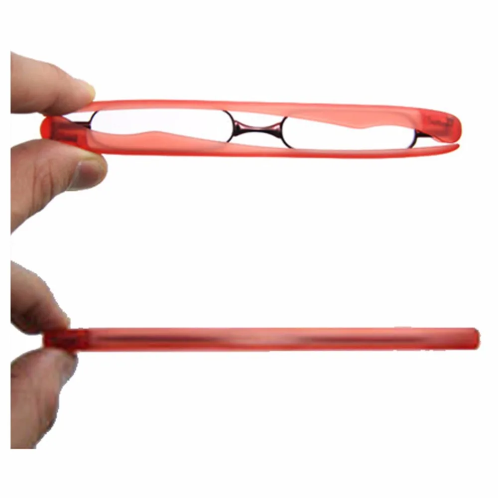 Модные складные мини очки для чтения карманный считыватель складной светильник