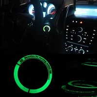 VCiiC светящаяся наклейка на зажигание крышка переключателя/кольцо для Chevrolet Cruze