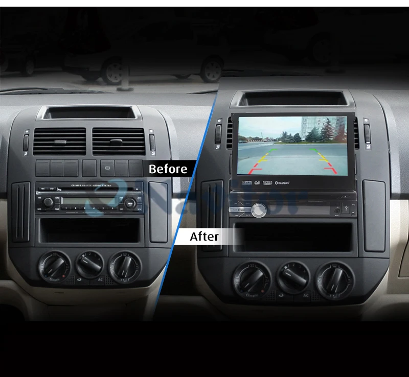 2 Гб ОЗУ один 1din 7 дюймов сенсорный экран 4G WIFI Android 8 1 Автомобильный GPS FM Радио