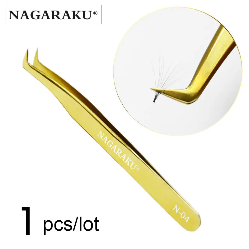 NAGARAKU 1 pc High quantity Make up Tools Eyelash Tweezers premade volume fans russian eyelash |