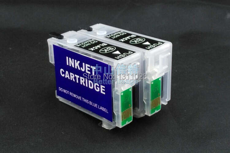 Картриджи для принтера EPSON K101 K103 K201 K301 T1361 2 шт./упаковка|refillable cartridges|refill ink cartridges