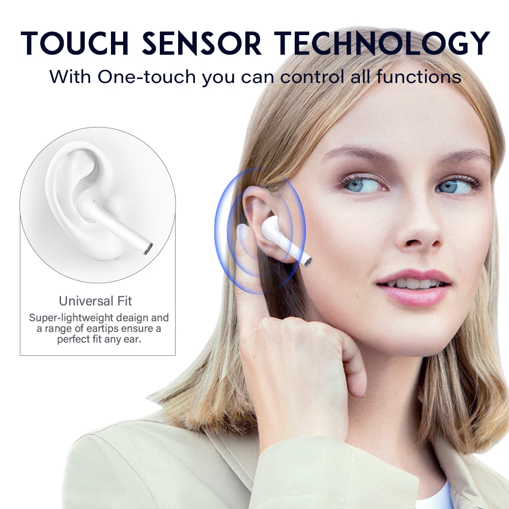 DACOM мини беспроводные наушники один Bluetooth 5 0 гарнитура с сенсорным управлением Hands