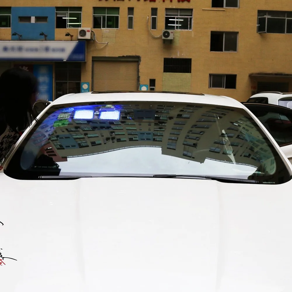 86 светодиодов аварийный маячок для автомобиля стробоскопическая вспышка лампа 12