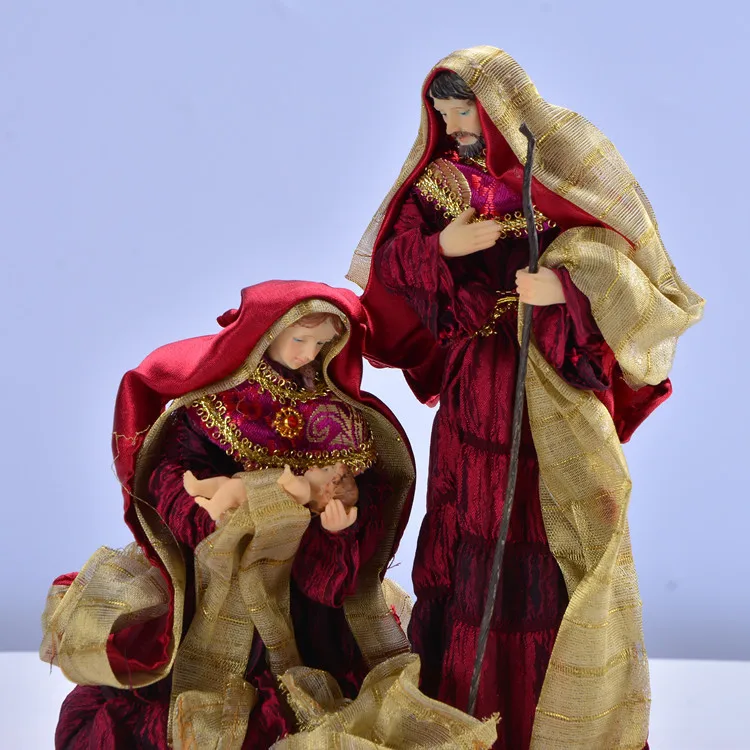 Религиозный орнамент статуя Святого семьи в виде фигур|crafts religious|craft giftcraft figures |