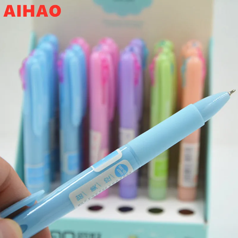 Новое поступление 2019 AIHAO брендовая гладкая пишущая ручка 0 5 мм точечная Выдвижная