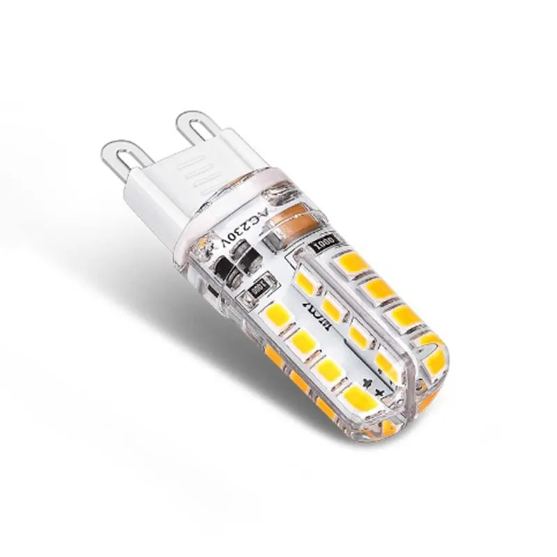 G9 светодиодный 7 Вт 9 12 15 AC220V светильник лампы SMD 3014 g9 заменить 30/Лампа заменяющая