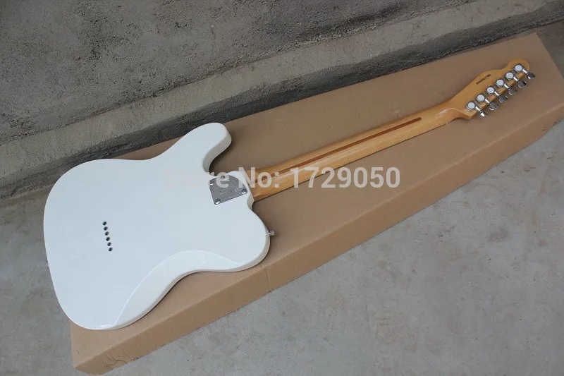 Китайские Музыкальные инструменты Заводская новый белый гитара Telecaster красная