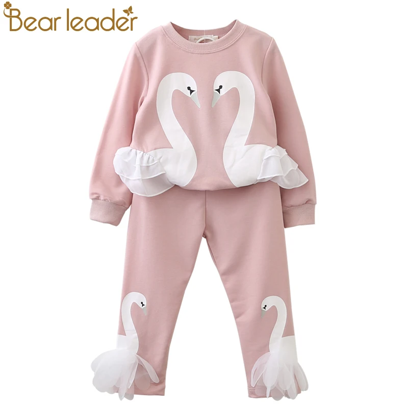 Bear leader/комплекты одежды для девочек Новинка 2019 года Осенние Комплекты Одежда