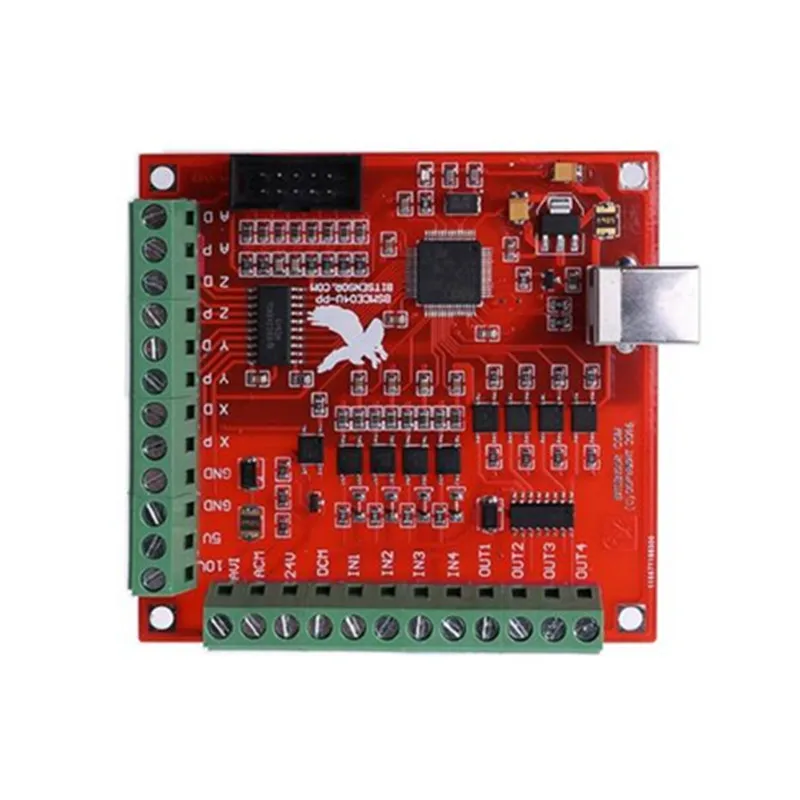 Новый MACH3 4 оси 100 кГц USB CNC деревообрабатывающий станок Гладкий Степпер контроллер