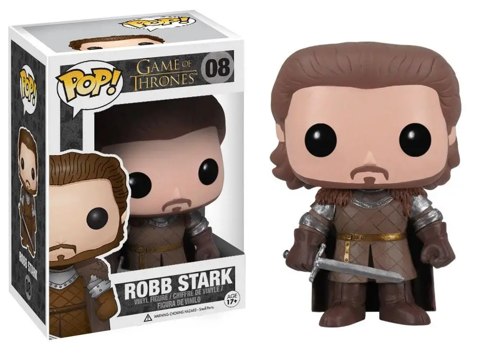 08 FUNKO Игра престолов Арья Старк дрогон Джон Сноу серый ветер Дейенерис экшн-фигурка модель виниловые фигурки - Цвет: 08