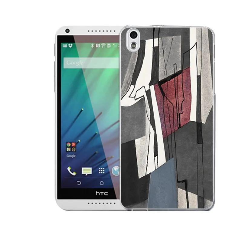 Qmswei ТПУ прозрачный чехол для телефона htc M8 мягкие Флора лист волк алмазов картина