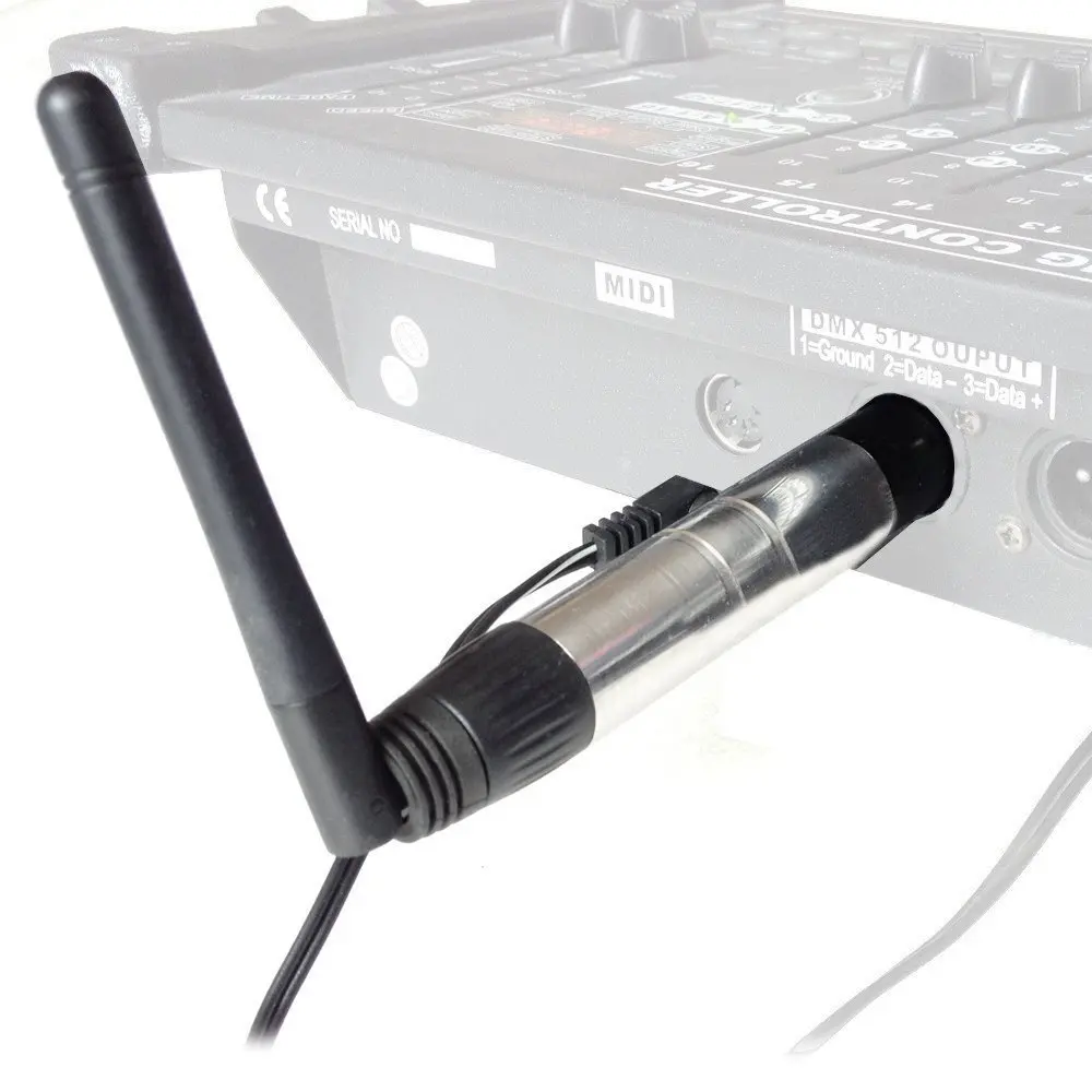 1 шт. DMX512 Dfi DJ 2 4G XLR Сделано в Китае Беспроводной передатчик Связь расстояние