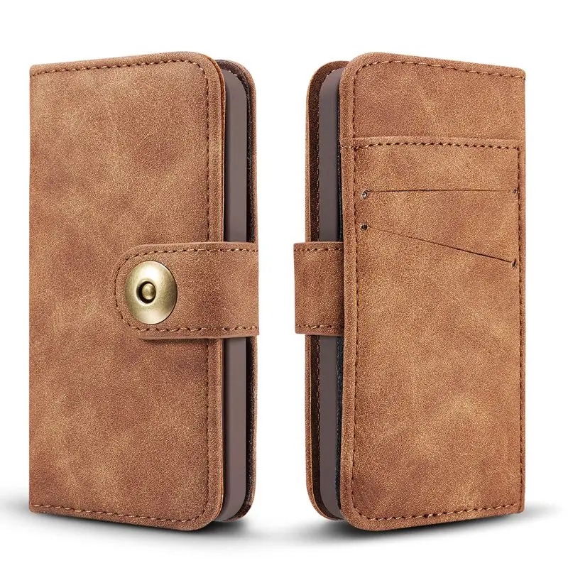 Detachable Magnetic Case Cover for iPhone 5 5S Wallet Flip Card Holder Fundas SE Hoesje Luxury 2 in 1 Women | Мобильные телефоны и
