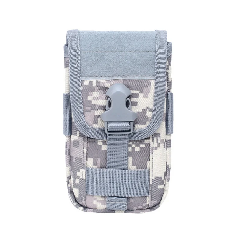 Тактическая Molle сумка на пояс мини Карманный военный поясной пакет сумка для бега дорожные горные походные сумки мягкий чехол 18 см* 9 см* 3 см - Цвет: ACU