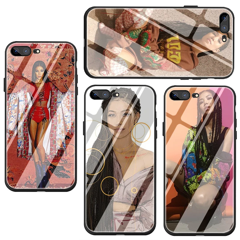 Jhene Aiko чехол для телефона из закаленного стекла iphone 5 5s SE 2020 6 6s 7 8 plus X XR XS 11 12 pro Max Mini |