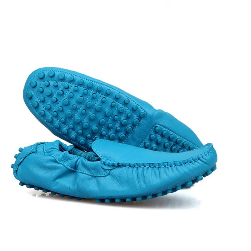 US5-10 New Breathable Real Leather Casual SLIP-ON Business Shoes Men Driving Loafers 9 Colors | Обувь