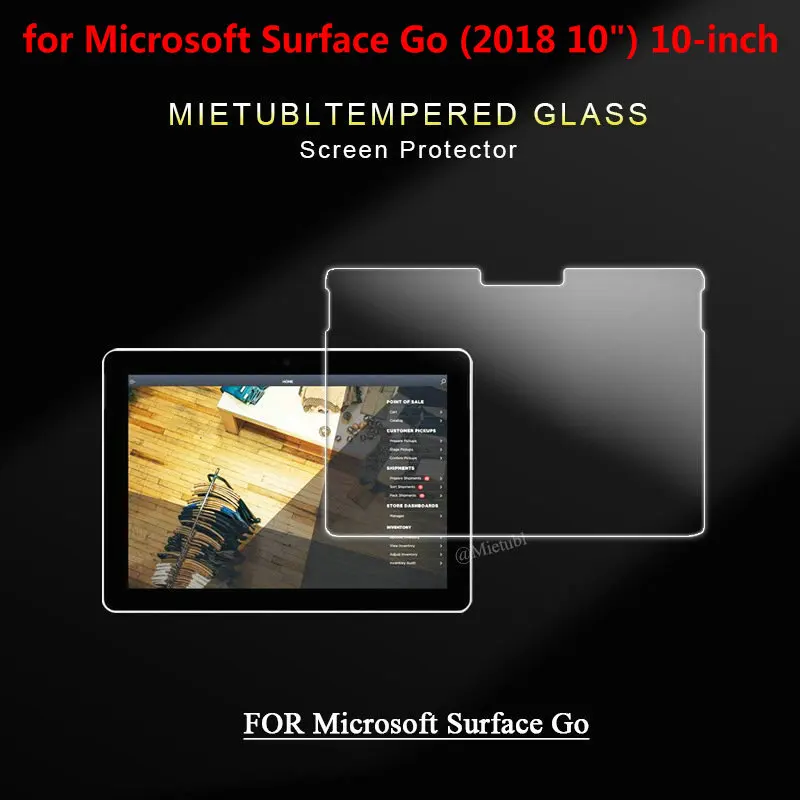 MSF Surface Go Для microsoft Surface Go 1" Закаленное стекло Защитная пленка для экрана для microsoft Surface Go 10" Стекло протектор - Цвет: MSF Surface Go