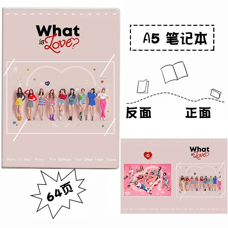 

[MYKPOP] тетрадь формата А5 с пластиковой обложкой, школьные Канцтовары, коллекция поклонников KPOP SA18062008