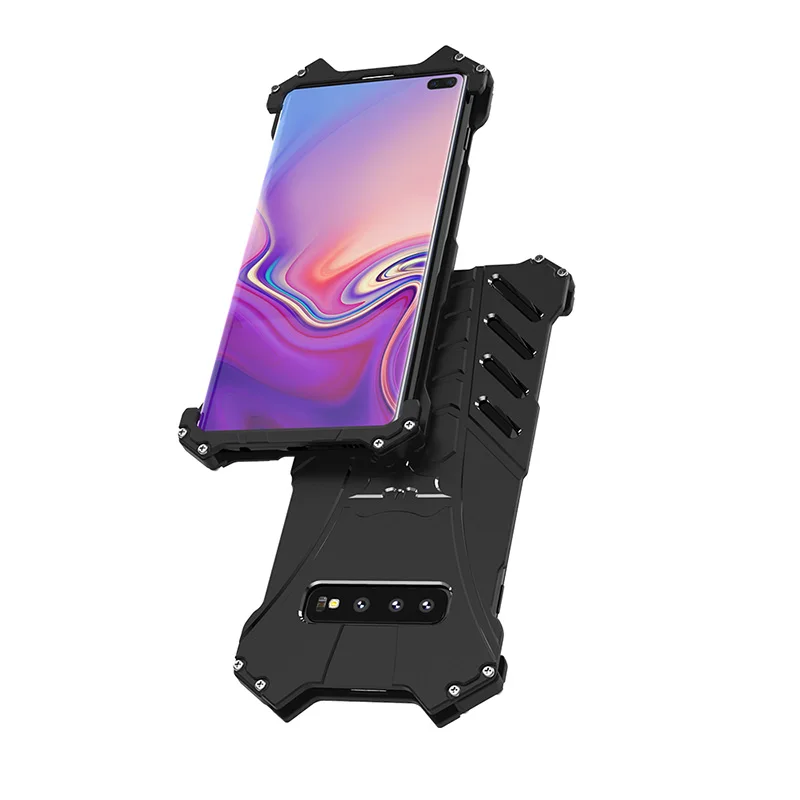 Чехол для Samsung Galaxy S10Plus металлический алюминиевый Забавный чехол Note 10 Plus S9 S8Plus