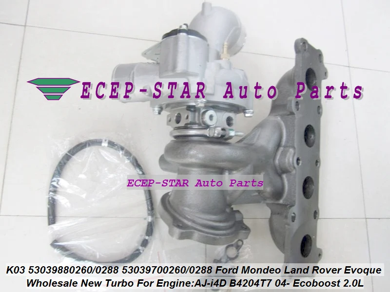 Turbo K03 53039880260 53039880289 53039700288 53039880288 для Ford Mondeo Land Rover Evoque AJ i4D B4204T7 Ecoboos 04 2.0L|turbo k03|k03