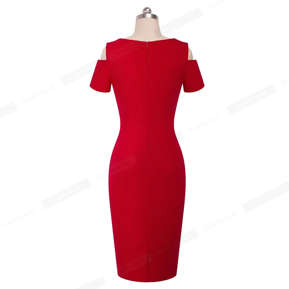 Хорошее forever винтажное элегантное однотонное платье с открытыми плечами vestidos