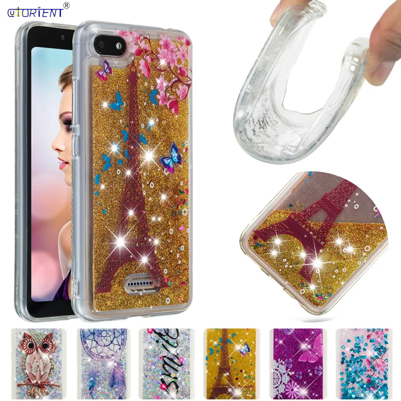 Xiaomi Redmi 6A чехол Xiomi Redmi 6A Funda Redmi6A чехол-бампер с динамическим жидким зыбучим песком для Xiaomi Redmi A6 Xaomi Redmi 6A TPU Coque