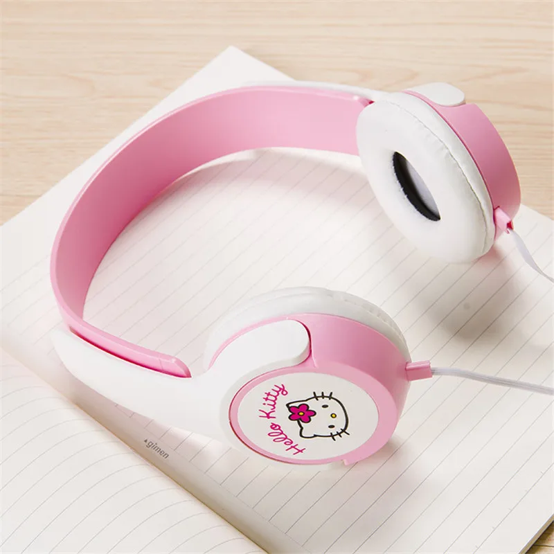 Симпатичные Наушники Hello Kitty 3 5 мм стерео мега бас головная повязка наушники