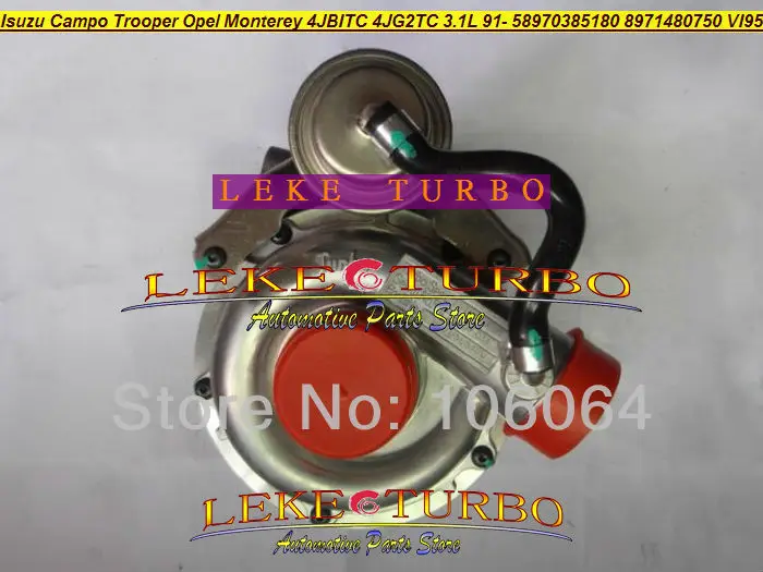 RHB5 VI95 8970385180 8970385181 ВА 180027 Турбокомпрессор для ISUZU Trooper Opel Monterey 4JB1T 4JB1TC 4JG2TC P756-TC 3.1L