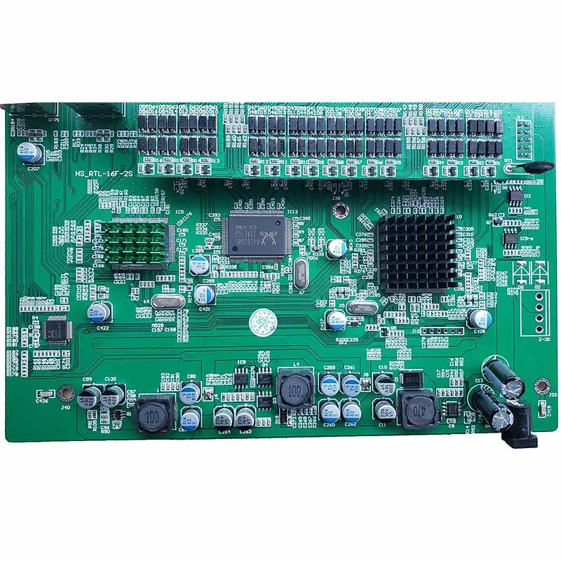 Обратное PoE Питание switch 16x10 M/100 M PoE и 4SFP порт Gigabit Ethernet switch PCB Материнская плата