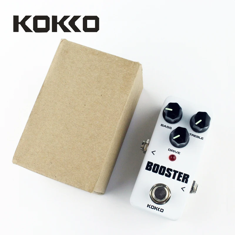 Кокко FBS2 мини усилитель педаль Портативный 2-полосный гитара с эквалайзером