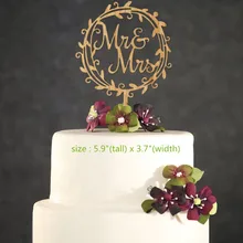 Деревянные Mr& Mrs топперы на свадебный торт Топпер для свадебный торт украшения Деревянные Mr& Mrs топперы на свадебный торт Топпер для свадебный торт украшения