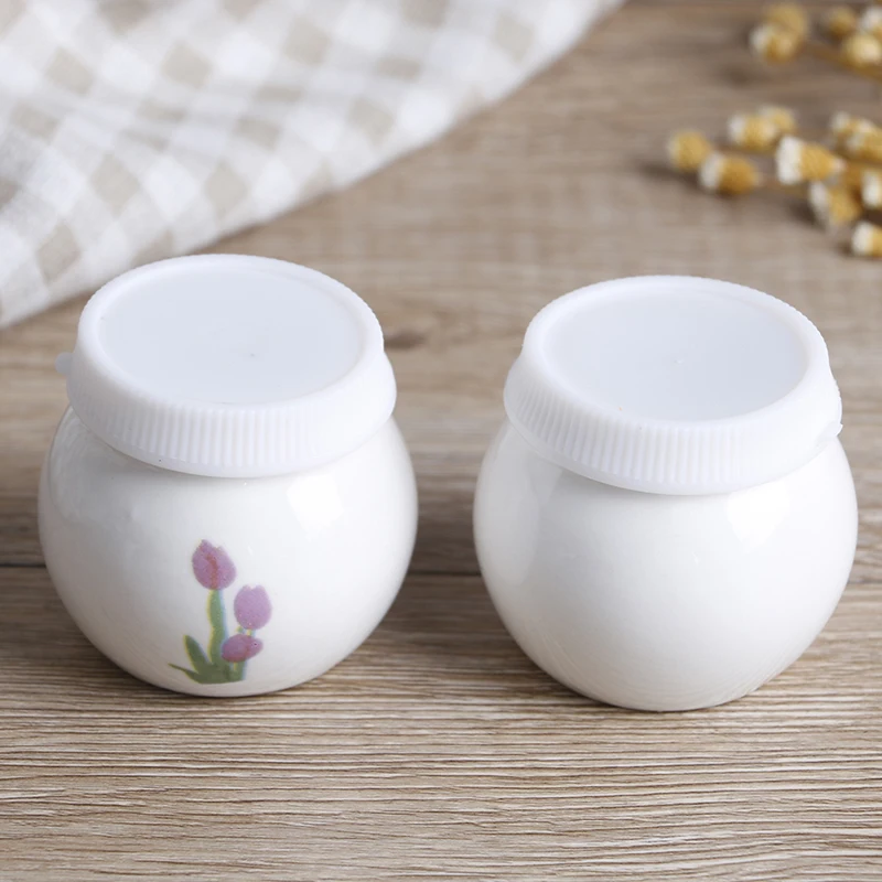 1Pcs Ceramic Glass Liquid Glass Powder Dappen Dish Flower Print Crystal Glass Cup For Acrylic Nail Art Clear Ceramic Nail Cup
