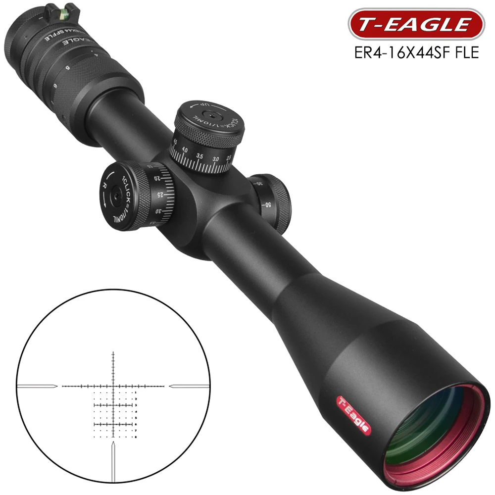 T Eagle SFFLE 4 16x44 прицел для охоты оптические прицелы боковой Фокус снайперской