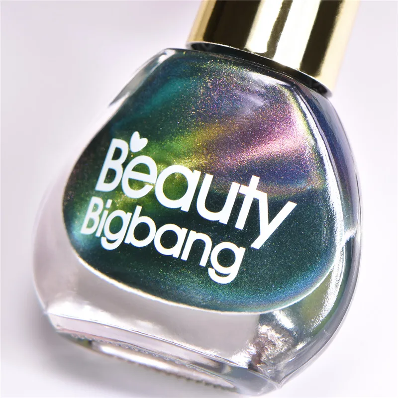 BeautyBigBang 5 бутылок 6 мл 3D лак для ногтей с эффектом «кошачий глаз» набор голографический Хамелеон для использования с магнитом Аврора серии блеск лак для ногтей набор