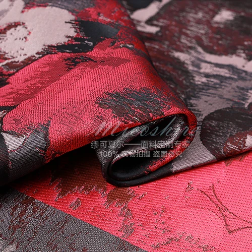 Бесплатная доставка! 2016 весенне осенняя жаккардовая ткань окрашенная костюм