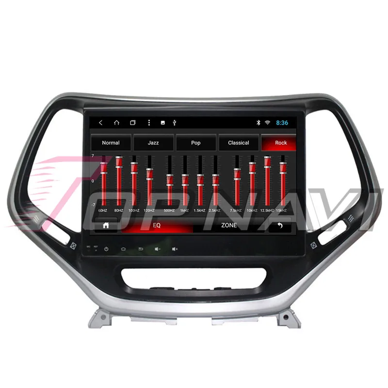TOPNAVI Android 8 1 Автомобильная GPS навигация для JEEP Cherokee 2016 автомобильное радио