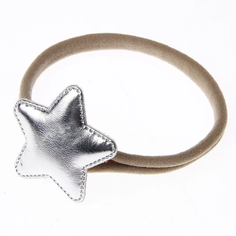 2017 Новый Дети Девочки Кожа Pu Цветок Звезда Оголовье Нейлон DIY Партия Аксессуары