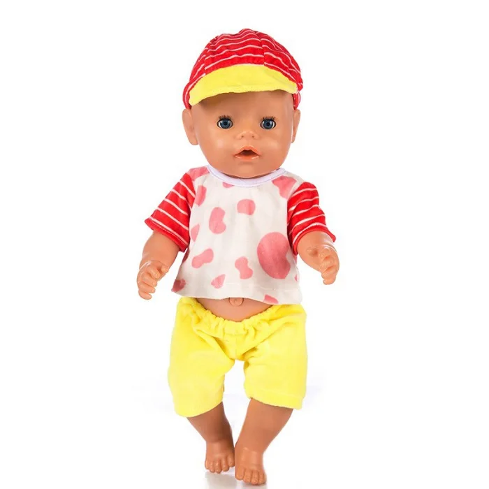 NO 14 Одежда для кукол подходит для 43 см Born doll аксессуары спортивный костюм, подарок для малышей - Цвет: NO 14