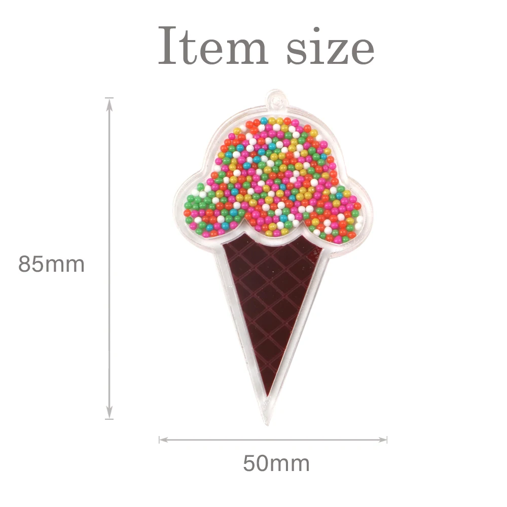 David accessories Unicorn Cake Acrylic Hot Fashion Liquid Quicksand Cover For Phone DIY Sequin Ice Cream Patch Cases,5Yc7202 - Цвет: 1084831004